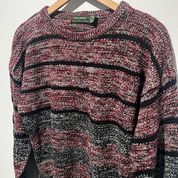 Hill & Archer Vintage Knit Crewneck Sweater L Product of Korea - Picture 2 of 5